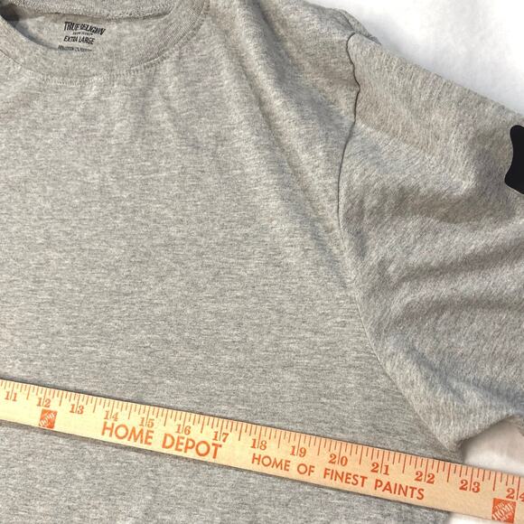 True Religion Gray Logo Graphic T-Shirt Size Large - Picture 5 of 8